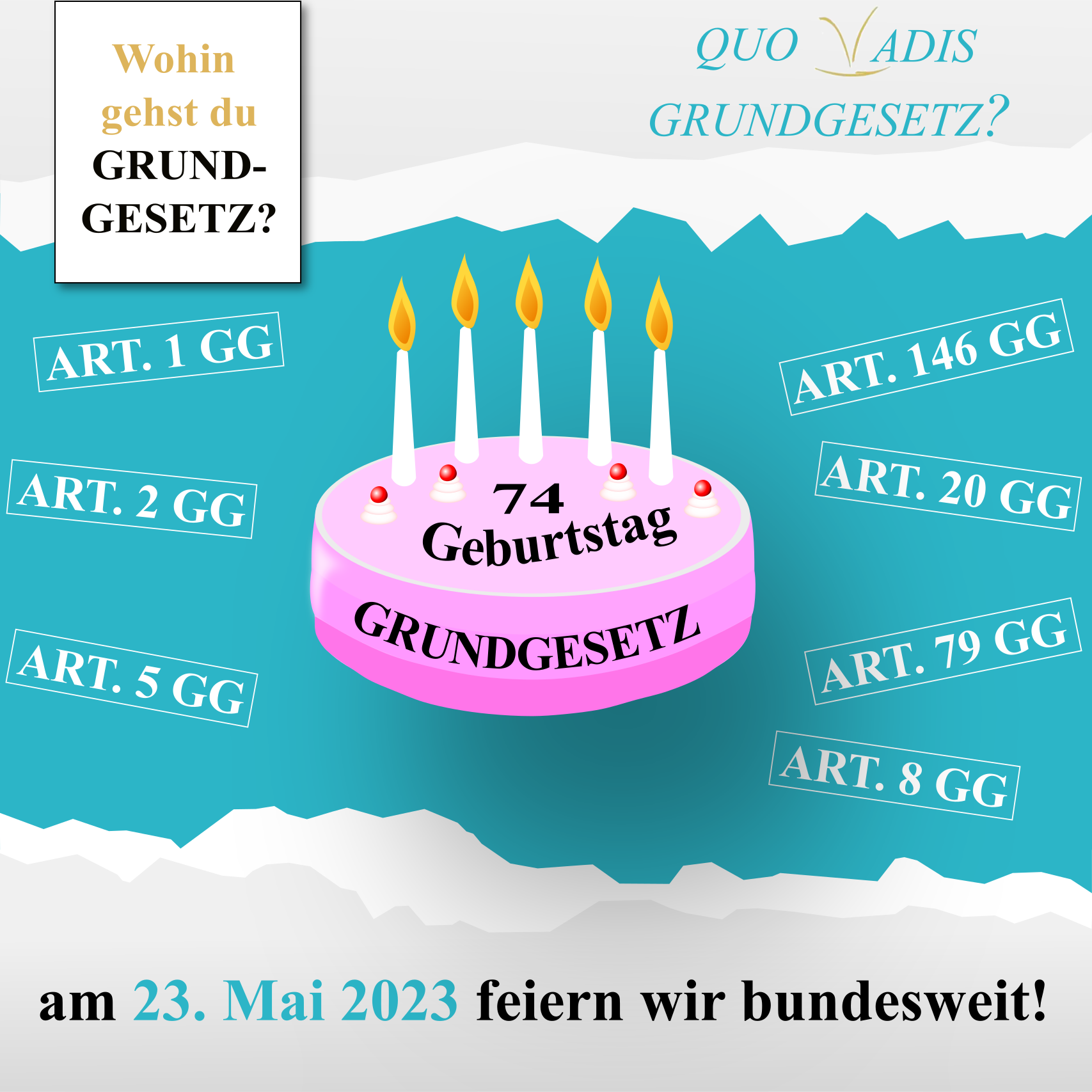 Geburtstagsfeier Grundgesetz